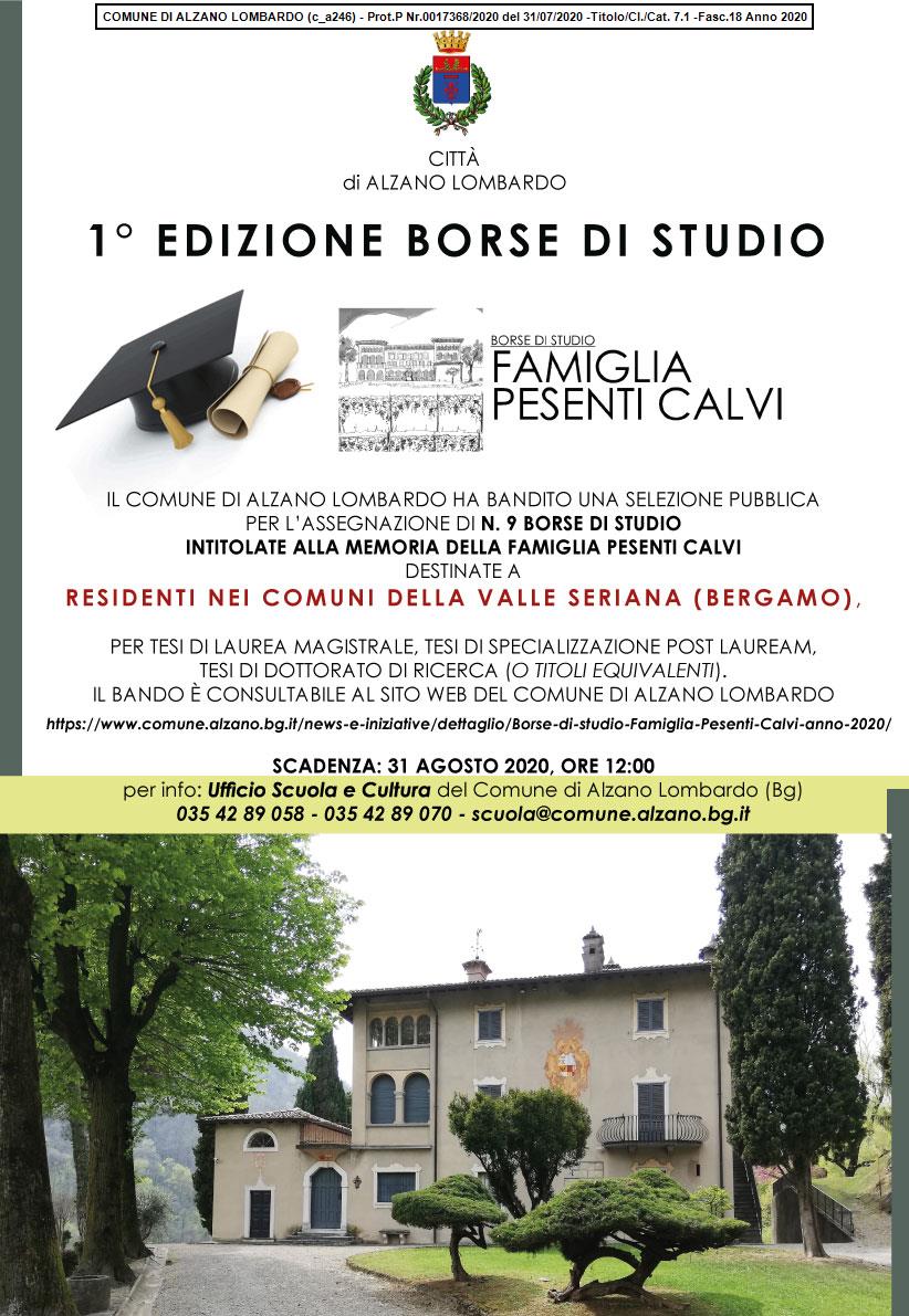 Locandina Borse di studio jpg