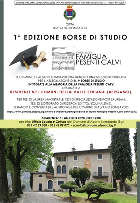 Locandina Borse di studio jpg