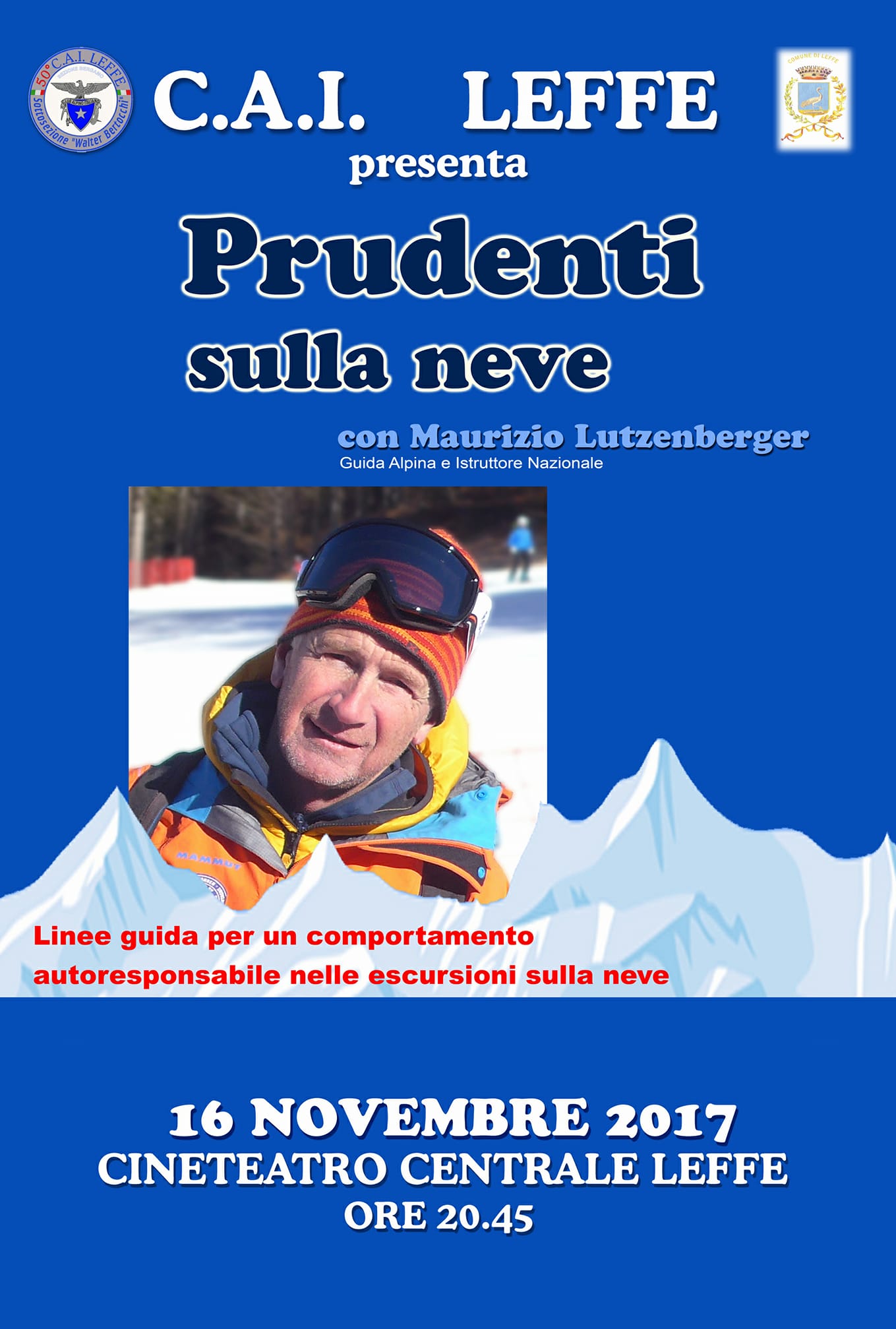 serata Prudenti sulla neve